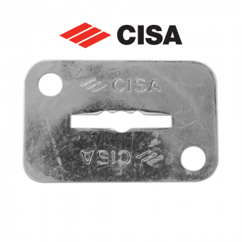 0612402 Cisa - Borchia in acciaio zincato per serrature