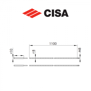 Prolunghe aste interne Cisa art. 0708803