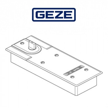Geze | Chiudiporta a pavimento TS 500/NV con fermo a 105°