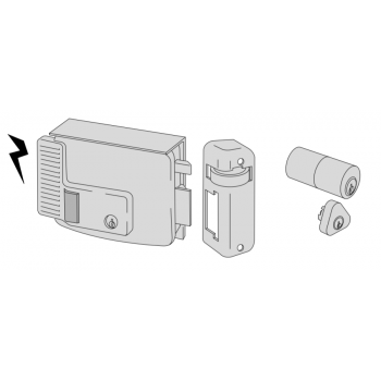 Serratura elettrica Cisa entrata 80 Destra art. 11731801