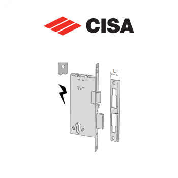 Serratura elettrica a cilindro Cisa entrata 40 art. 1201140