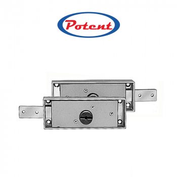 Serratura a doppia mappa accoppiata per serrande Potent art. 1625