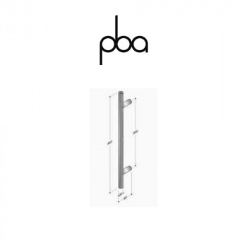 Maniglione PBA Programma YOD int. 300 mm lung. 450 mm art. 200.YOD.312