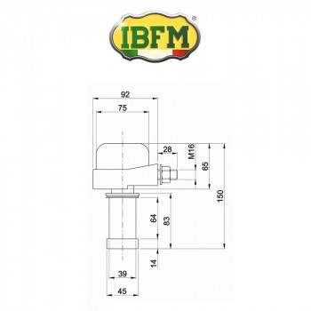 Lucchetto a campana per serrande IBFM Bullit