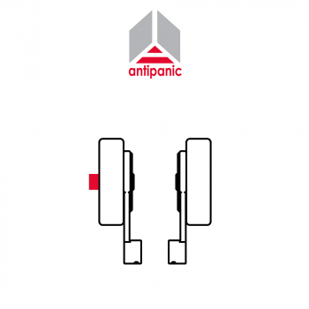 401/T Antipanic - Maniglione antipanico meccanico centrale con barra esterna