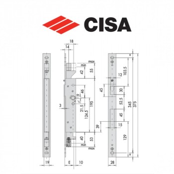 CISA | Controserratura per anta secondaria antipanico