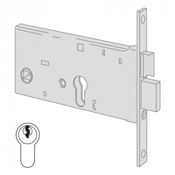 Serratura meccanica a cilindro Cisa entrata 70 art. 4436170