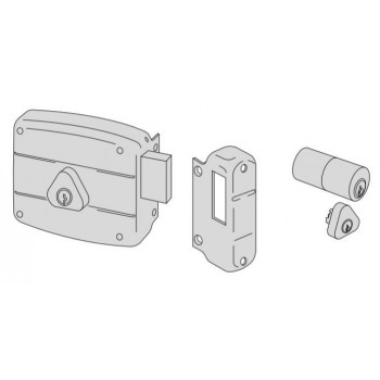 Serratura meccanica a cilindro Cisa entrata 70 Sinistra art. 50141702