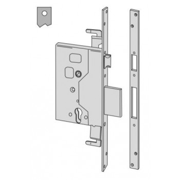 Serratura meccanica a cilindro Cisa entrata 60 art. 5625560