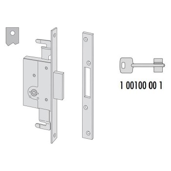 Serratura a doppia mappa Cisa entrata 45 art. 5722545