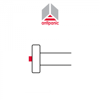 601/2 Antipanic - Maniglione antipanico meccanico centrale con barra integrata