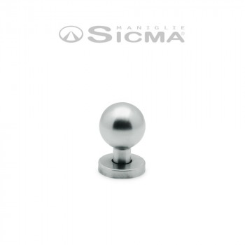 Pomolo Sicma Sfera Acciaio inox