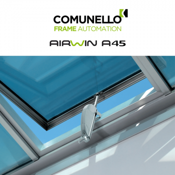 AIRWIN A45 Comunello - Attuatore elettrico a cremagliera per lucernari e cupole