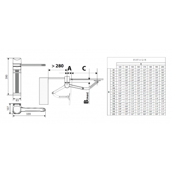 E5 BT A12 KIT THALIA BT B80 FLAT BFT operatore elettromeccanico per ante di cancelli battenti pedonali e carrabili