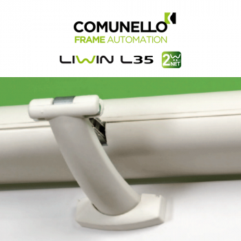 LIWIN L35 2W-NET Comunello | Doppio attuatore elettrico a catena per finestre vasistas e a sporgere