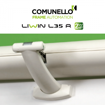 LIWIN L35 RADIO 2W-NET Comunello | Doppio attuatore elettrico radiocomandato a catena per finestre vasistas e a sporgere