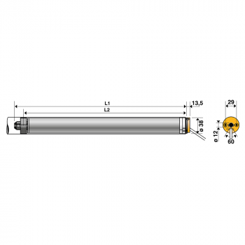 LS 40 WT Somfy motore per tapparelle