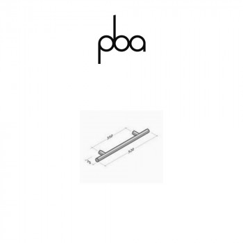 Maniglione PBA Programma M18 int. 350 mm lung. 520 mm art. M18.00B.0035