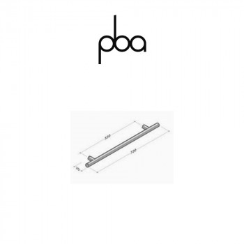 Maniglione PBA Programma M18 int. 550 mm lung. 720 mm art. M18.00B.0050