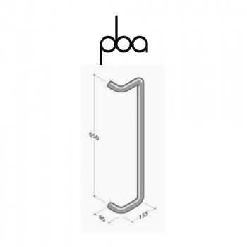 Maniglione PBA Programma M18 int. 650 mm art. M18.00D.0065
