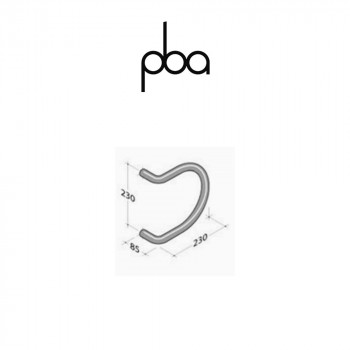 Maniglione PBA Programma M18 int. 230 mm art. M18.00R.0023