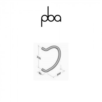 Maniglione PBA Programma M18 int. 350 mm art. M18.00R.0035