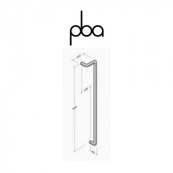 Maniglione PBA Programma M18 int. 950 mm Destro art. M18.00Z.0095