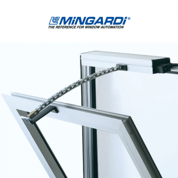 MICRO 02 Mingardi attuatore a catena per finestre vasistas e a sporgere