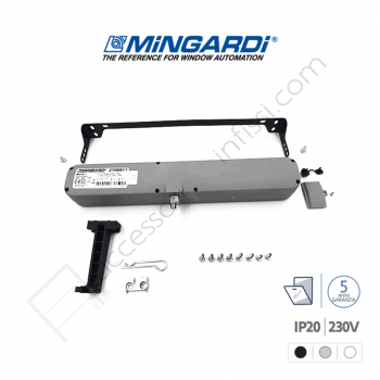 MICRO+ KIT Mingardi attuatore a catena per finestre vasistas e a sporgere