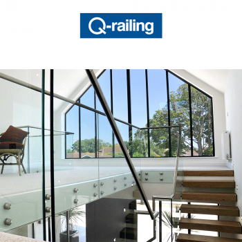 Q-Railing - Adattatore per vetro Easy Glass MOD 0747