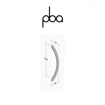 Maniglione PBA Programma PVD int. 500 mm art. PVD.051.0000