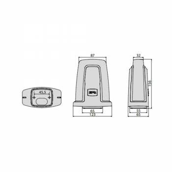RADIUS LED BFT luce di segnalazione lampeggiante per cancelli automatici
