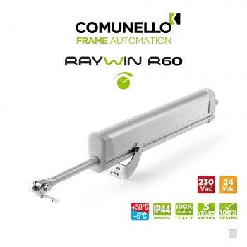 RAYWIN R60 REGULATOR Comunello - Attuatore elettrico a stelo per finestre a sporgere e lucernari