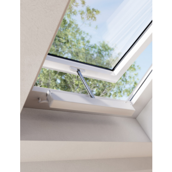SIRIUS - Attuatore slim per ventilazione naturale con cover in alluminio e staffe invisibili