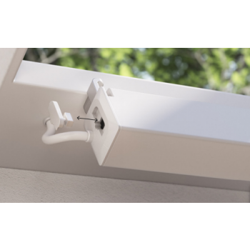 SIRIUS - Attuatore slim per ventilazione naturale con cover in alluminio e staffe invisibili