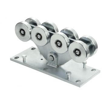 CGS - 350.8 - Comunello - Carrello autoportante 5 ruote in nylon per cancelli a sbalzo