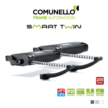 SMART TWIN Comunello | Kit 2 attuatori elettrici a catena per finestre vasistas e a sporgere