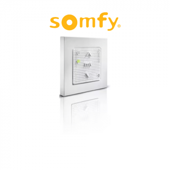 SMOOVE ORIGIN io 2 Somfy - Comando a parete a 2 canali per tende da sole e tapparelle