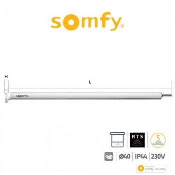 ONESSE 28 WF RTS LI-ION Somfy motore radio per tende interne e tende a rullo 