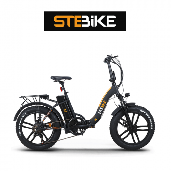 ST-IX SteBike - Bici elettrica pieghevole con forcella regolabile