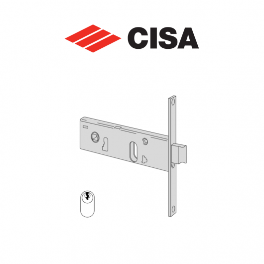 Serratura meccanica a cilindro Cisa entrata 80 art. 4415180