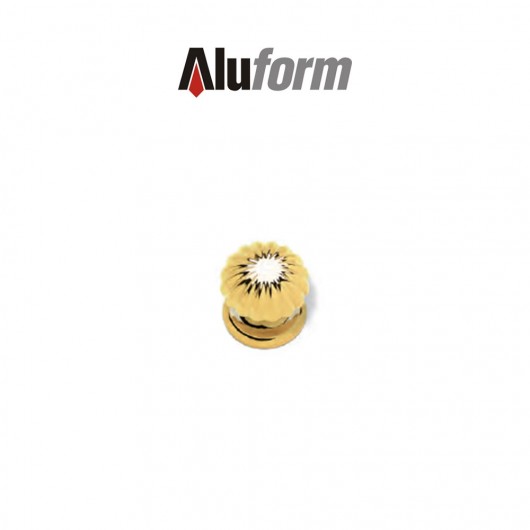 A 430 Aluform pomo fisso ottone oro PVD per porte