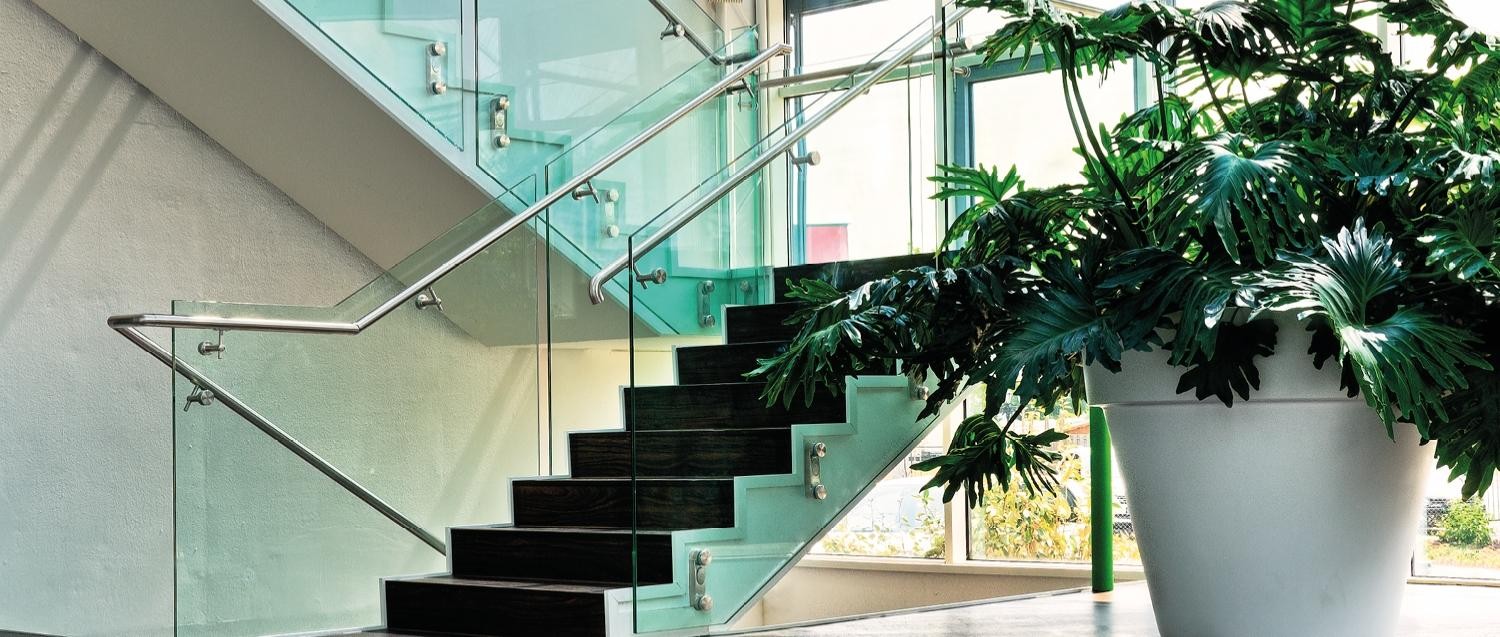 Q-Railing - adattatore per vetro con base piatta Easy Glass MOD 0762