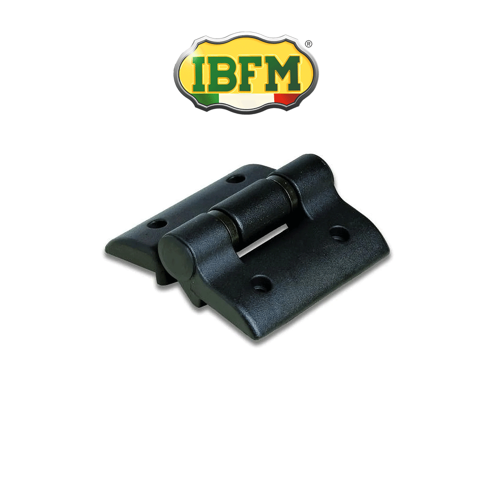 Cerniera doppia 2 perni Ø 20 mm Cisa - Alluminio verniciato nero Cerniera doppia 2 perni Ø 20 mm Cisa - Alluminio verniciato nero