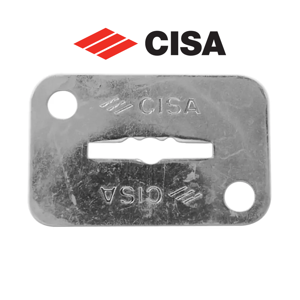 0612402 Cisa - Borchia in acciaio zincato per serrature