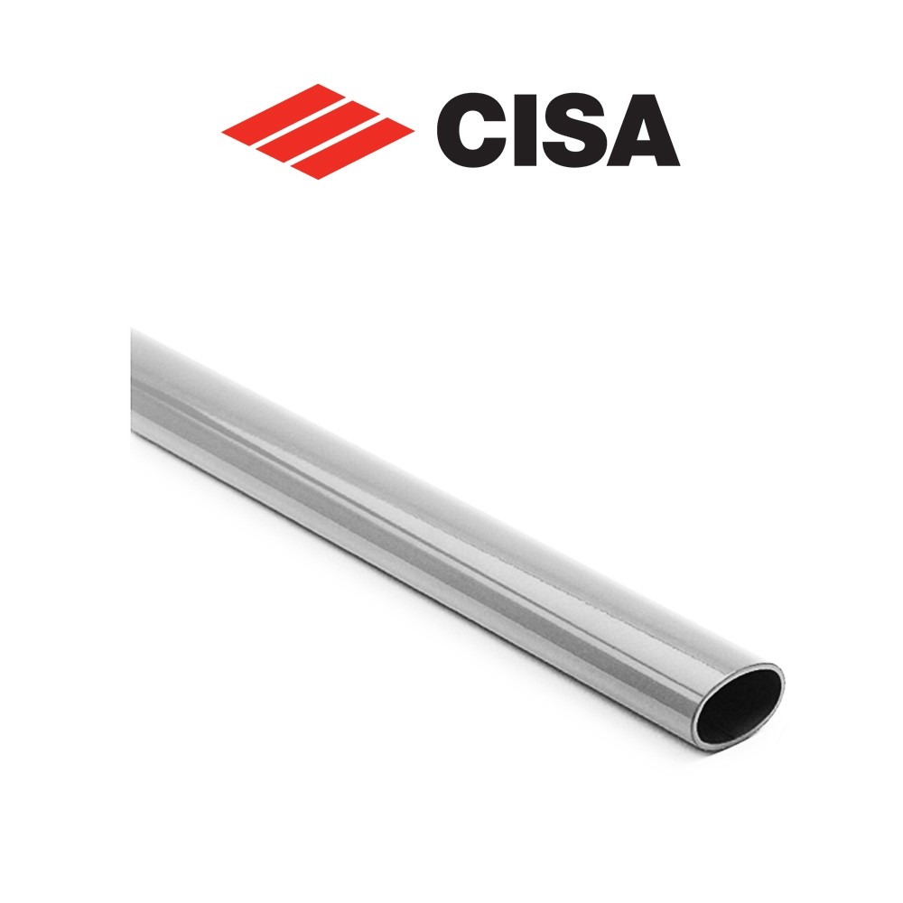 Barra ovale orizzontale per maniglioni antipanico Cisa 1200 mm Acciaio inox art. 0700761