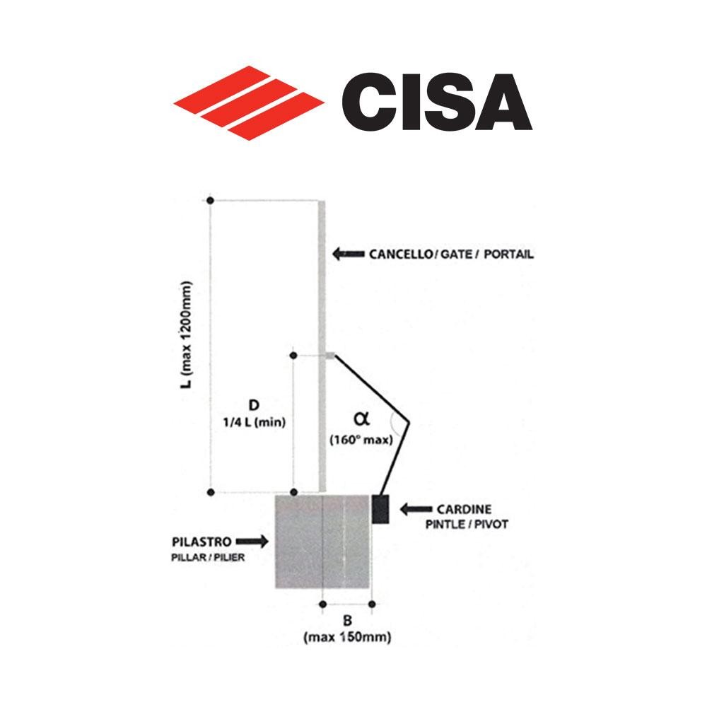 Chiudicancello Cisa art. C131001 Chiudicancello Cisa art. C131001