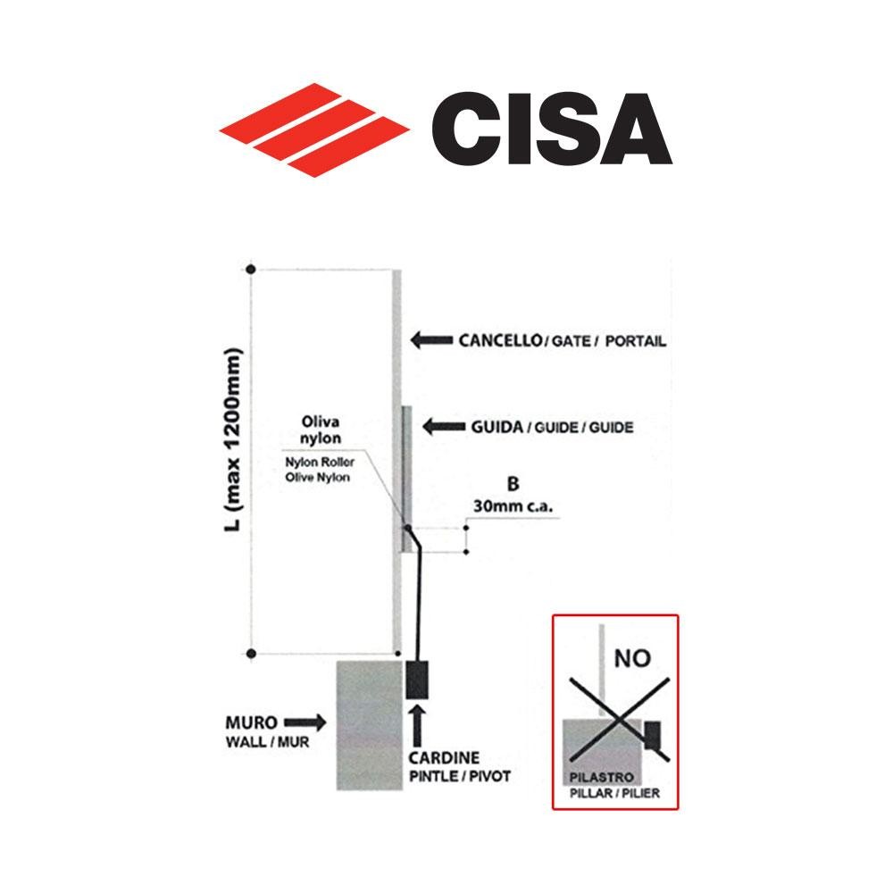 Chiudicancello Cisa art. C131001 Chiudicancello Cisa art. C131001