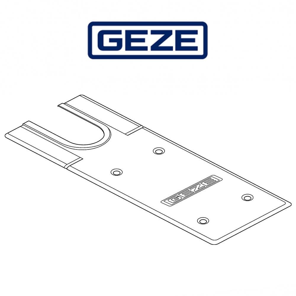 Geze | Piastra per chiudiporta inox per TS 500 NV / TS 500 N EN3