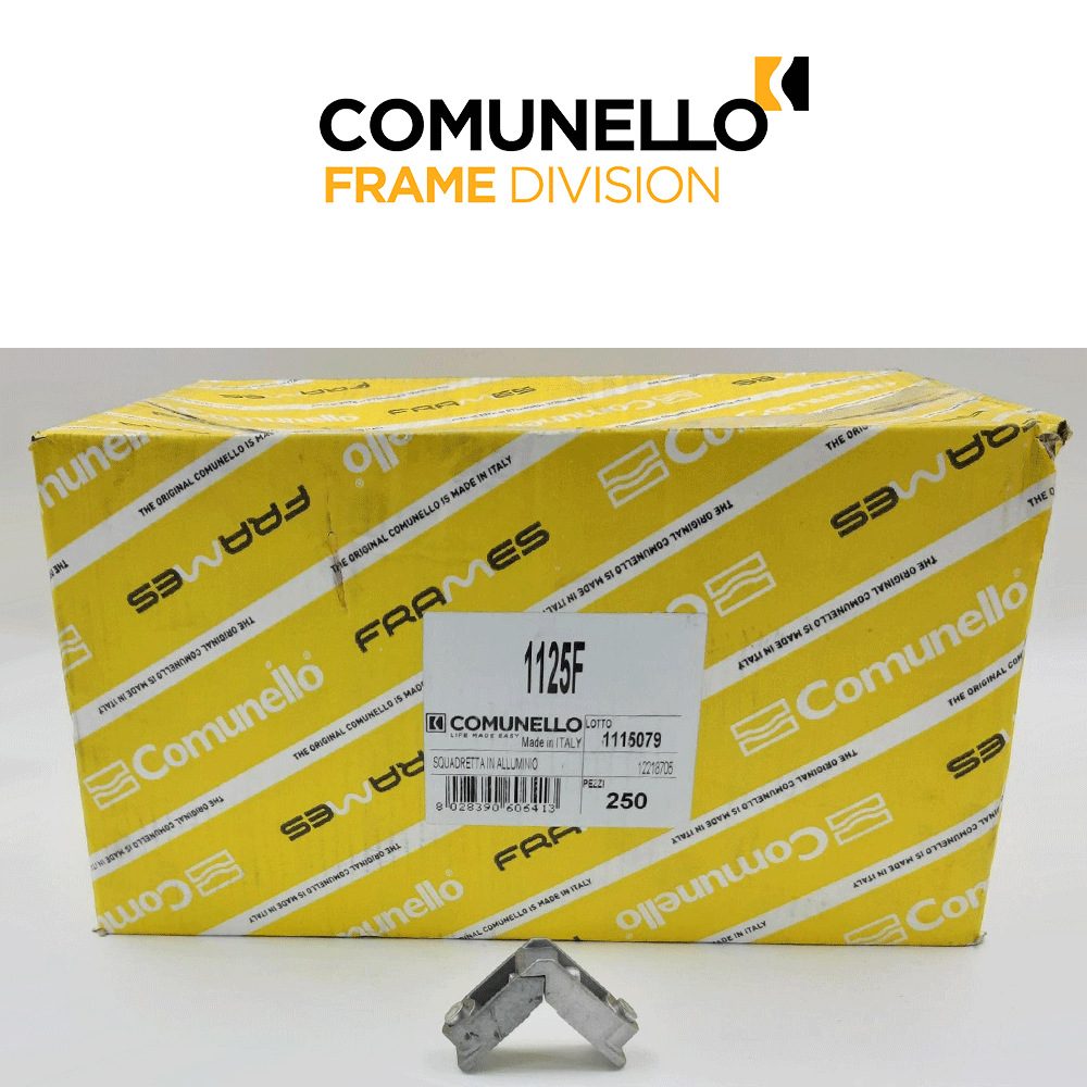 1125F Comunello squadretta filettata in alluminio